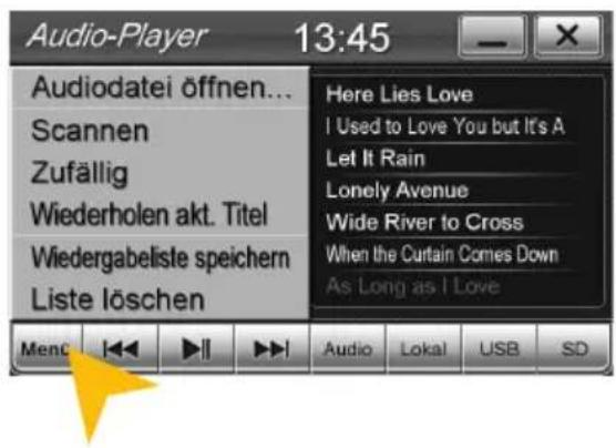 ESX VN710 VW-U1 Vision (Skoda) - Wiedergabemodus und Wiedergabeliste - 1