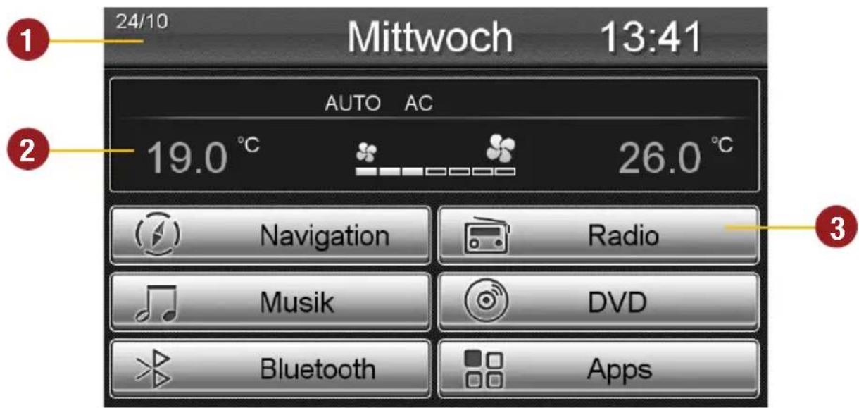 ESX VN710 VW-P1 Vision (Seat) - HAUPTMENÜ - 1
