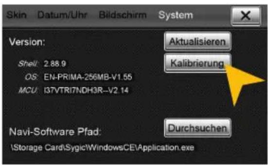 ESX VN710 VW-P1 Vision (Seat) - Kalibrierung der Touchscreen-Bedienung - 2