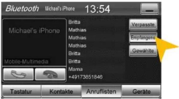 ESX VN710 VW-P1 Vision (Seat) - KONTAKTE UND ANRUFLISTEN - 6