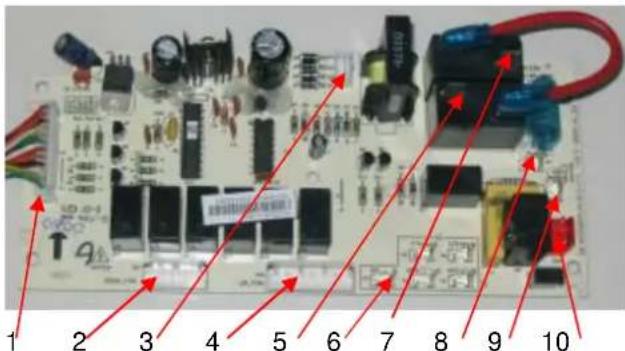MIDEA MPK-12EEN2 - To replace the Main Control board. - 6