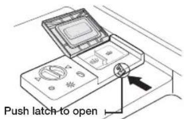 Push latch to open