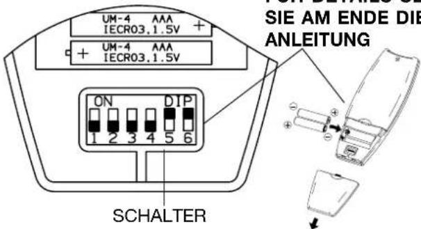 ARGO SDIBS9DC - EINSETZEN DER BATTERIEN - 1
