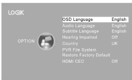 Logik L22FED13 - OSD Language - 2