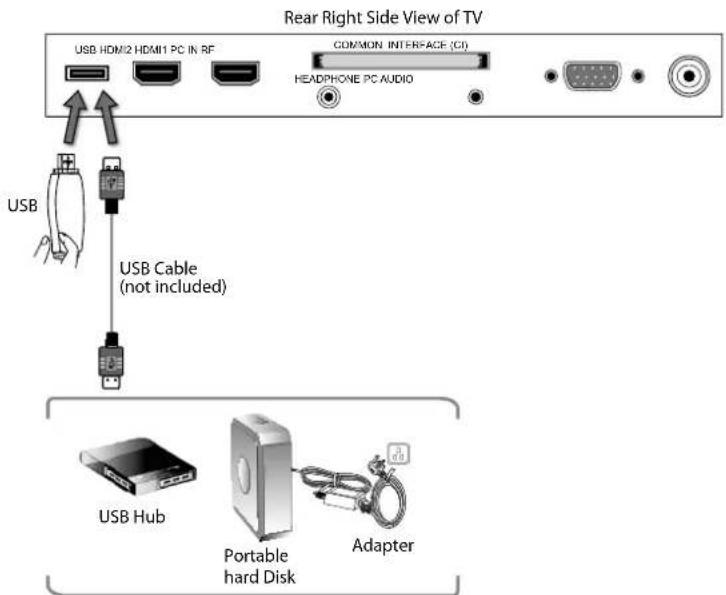 Logik L22FED13 - Connecting a USB Storage Device - 1