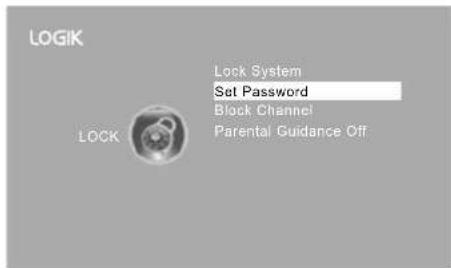 Logik L22FED13 - Set Password - 6