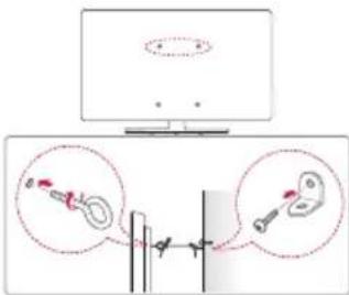 LG 55UW961H - Befestigen des TV-Gerätes an einer Wand - 1
