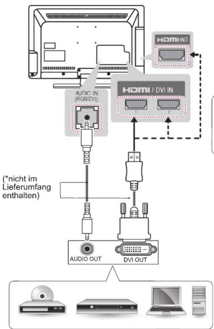 LG 37LT380H - DVI-zu-HDMI-Anschluss - 1