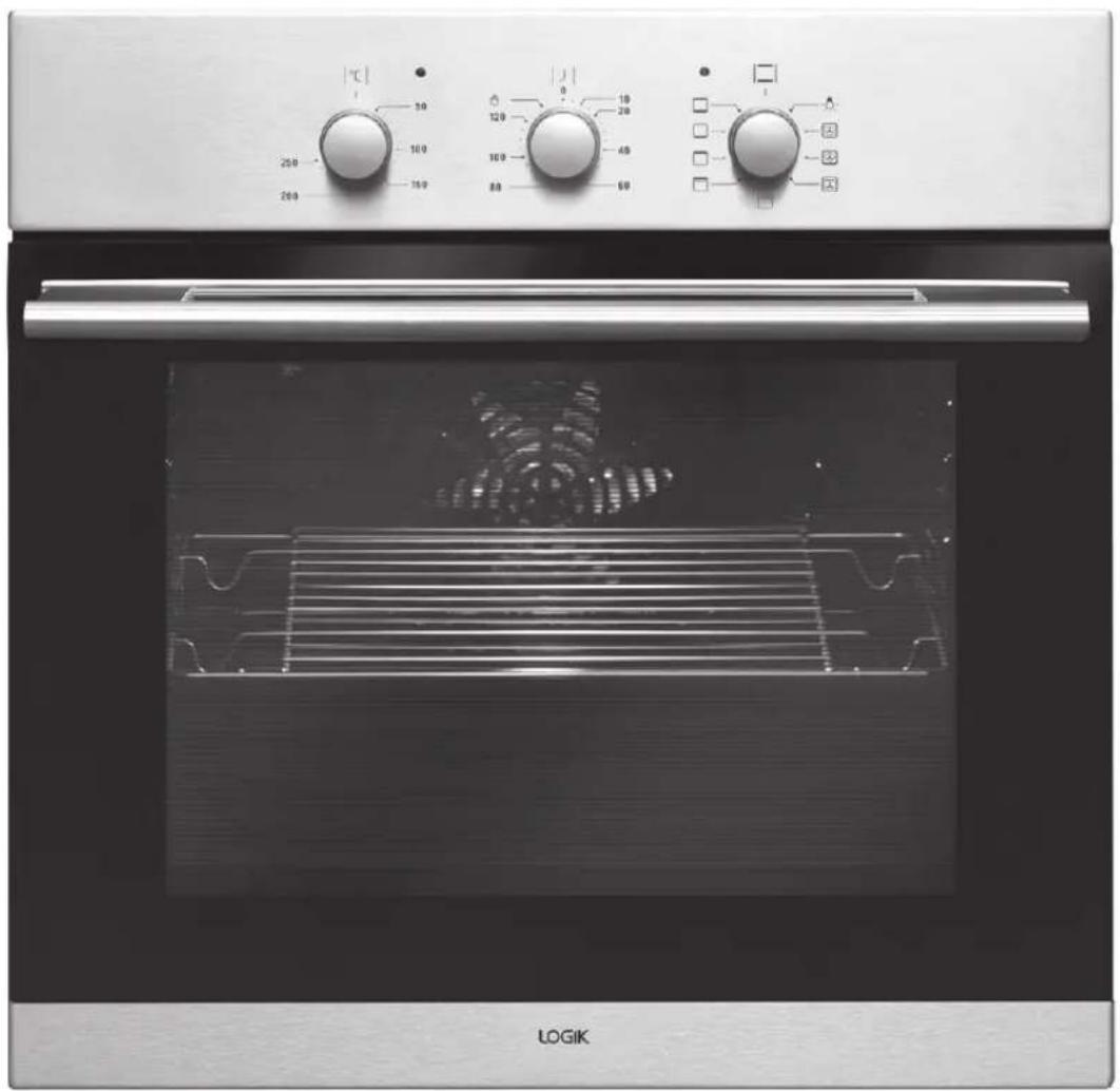 Exterior view of a stainless steel oven with three rotary gauges and a transparent internal structure (no text or symbols visible)