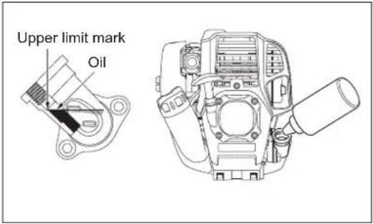 Upper limit mark Oil