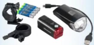 Bikemate JY-7017-2 - PREMIUM-LED-LAMPENSET, AUFLADBAR - 1