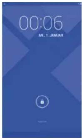 ALCATEL One Touch P320X Pop 8 - Bildschirm sperren und entsperren - 1