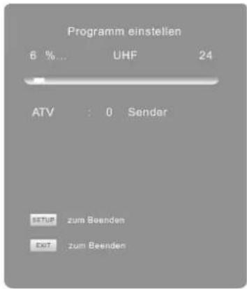 AEG CTV 4932 - Automatischer Sendersuchlauf Automatischer Sendersuchlauf - 1
