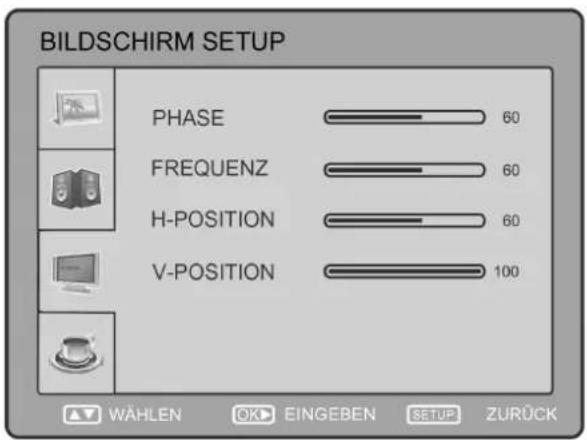 AEG CTV 4925 - BILDSCHIRM SETUPBILDSCHIRM SETUP - 1