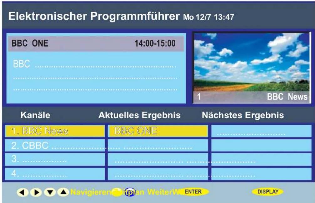 AEG CTV 4891 - EPG Menü - 1