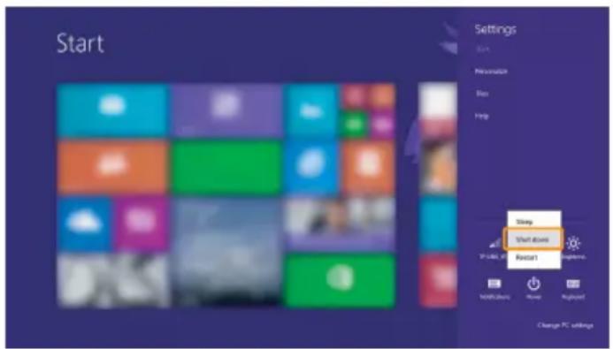 LENOVO B41-30 - ■ Shutting down the computer - 3