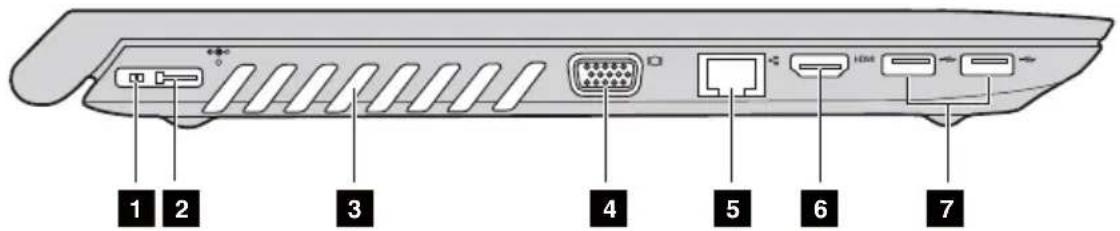LENOVO B41-30 - Left-side view - 2