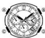 CASIO Edifice EQW-T650D-1AER - Automatische Korrektur der Zeigergrundstellungen manuell auslösen - 1