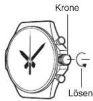 CASIO Edifice EQB-900D-1AER - Verwenden der Krone - 1