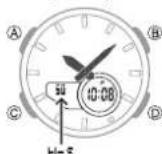 CASIO Edifice EFV-C100L-1AVEF - Einstellen der Analogzeit - 1
