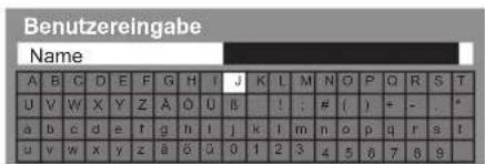 PANASONIC Viera TX-L42ETS51 - Eingeben von Zeichen über die eingeblendete Tastatur - 1