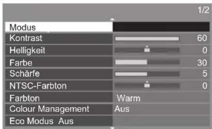PANASONIC Viera TX-L42ETS51 - Wählen Sie den gewünschten Eintrag - 1