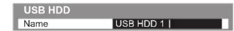 PANASONIC Viera TX-L42ETS51 - Bearbeiten des USB-Festplattennamens - 3