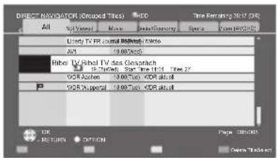 PANASONIC Viera TX-L42ETS51 - Den DIGA-Recorder bedienen - 1