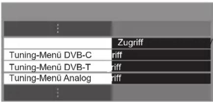 PANASONIC Viera TX-L42ETS51 - Wählen Sie [Tuning-Menü DVB-S], [Tuning-Menü DVB-C], [Tuning-Menü DVB-T] oder [Tuning-Menü Analog] - 1