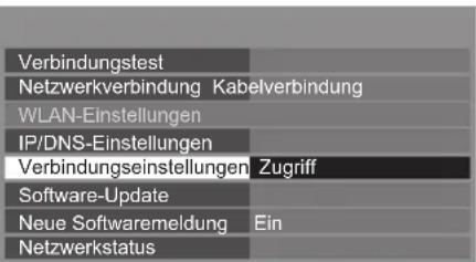 PANASONIC Viera TX-L42ETS51 - Wählen Sie [Verbindungseinstellungen] - 1