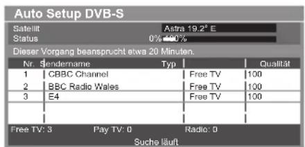 PANASONIC Viera TX-L42ETS51 - Start Auto Setup (Die Einstellungen werden automatisch vorgenommen) - 3