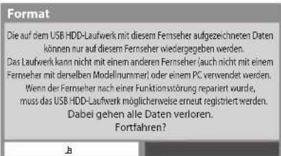 PANASONIC Viera TX-L37EW30S - Wählen Sie [Ja], um fortzufahren - 1