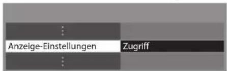 PANASONIC Viera TX-L37EW30S - Wählen Sie [Anzeige-Einstellungen] - 1