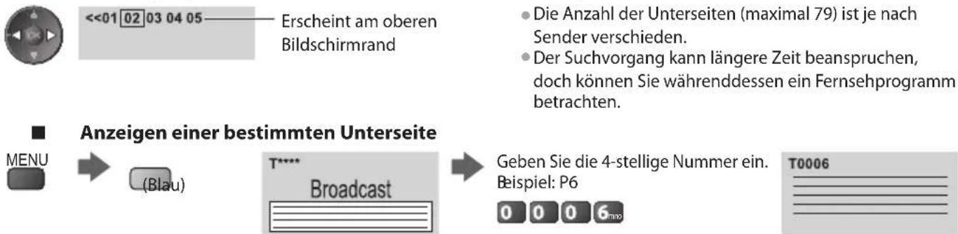 PANASONIC Viera TX-L37EW30S - Unterseitenanzeigen - 1