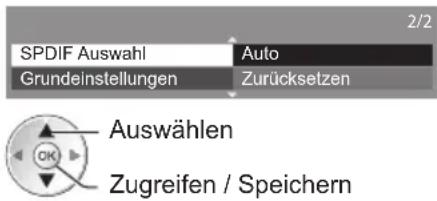 PANASONIC Viera TX-L37ETF52 - Audioausgangs-Einstellungen (für Videoinhalte) - 2