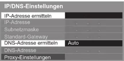 PANASONIC Viera TX-L37ETF52 - ■ [IP-Adresse ermitteln] / [DNS-Adresse ermitteln] - 1
