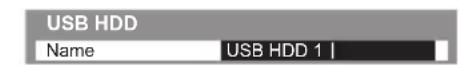 PANASONIC Viera TX-L37ETF52 - Bearbeiten des USB-Festplattennamens - 3