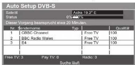 PANASONIC Viera TX-L37ETF52 - Start Auto Setup (Die Einstellungen werden automatisch vorgenommen) - 3