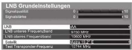 PANASONIC Viera TX-L37ETF52 - Stellen Sie [LNB] und [Satellit] ein - 1