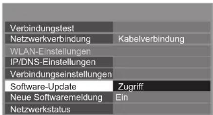 PANASONIC Viera TX-L37ETF52 - Wählen Sie [Software-Update] - 1