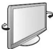 PANASONIC Viera TX-L32GT14 - Einstellen des Bildschirms auf den gewünschten Winkel - 1