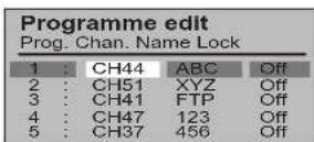 PANASONIC TX-32LXD55F - Tuning a programme channel - 5