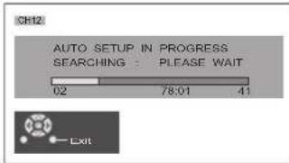 PANASONIC TX-32LXD55F - Auto setup will begin. - 2