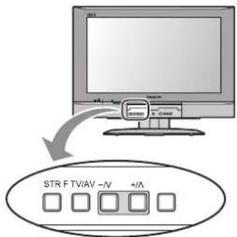 PANASONIC TX-32LXD55F - Manual tuning (via front panel) (Analogue mode) - 7