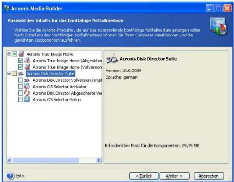 ACRONIS True Image 9.0 Home - So erstellen Sie ein Notfallmedium - 2