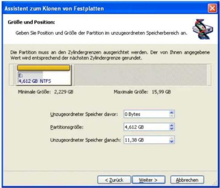 ACRONIS True Image 9.0 Home - Benutzerdefiniertes Klonen - 1