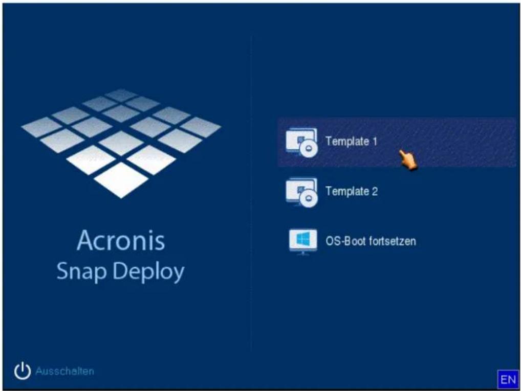ACRONIS Snap Deploy 5 Update 2 - Benutzerinitiiertes Deployment verstehen - 2