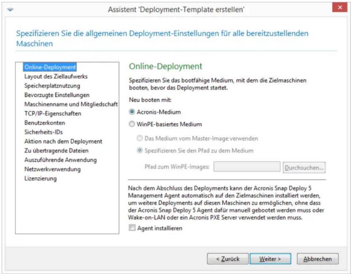 ACRONIS Snap Deploy 5 Update 2 - Online-Deployment - 1