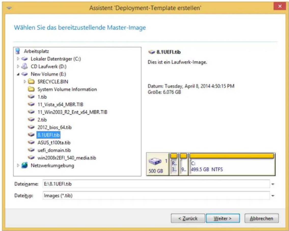 ACRONIS Snap Deploy 5 Update 2 - Image-Speicherort - 1