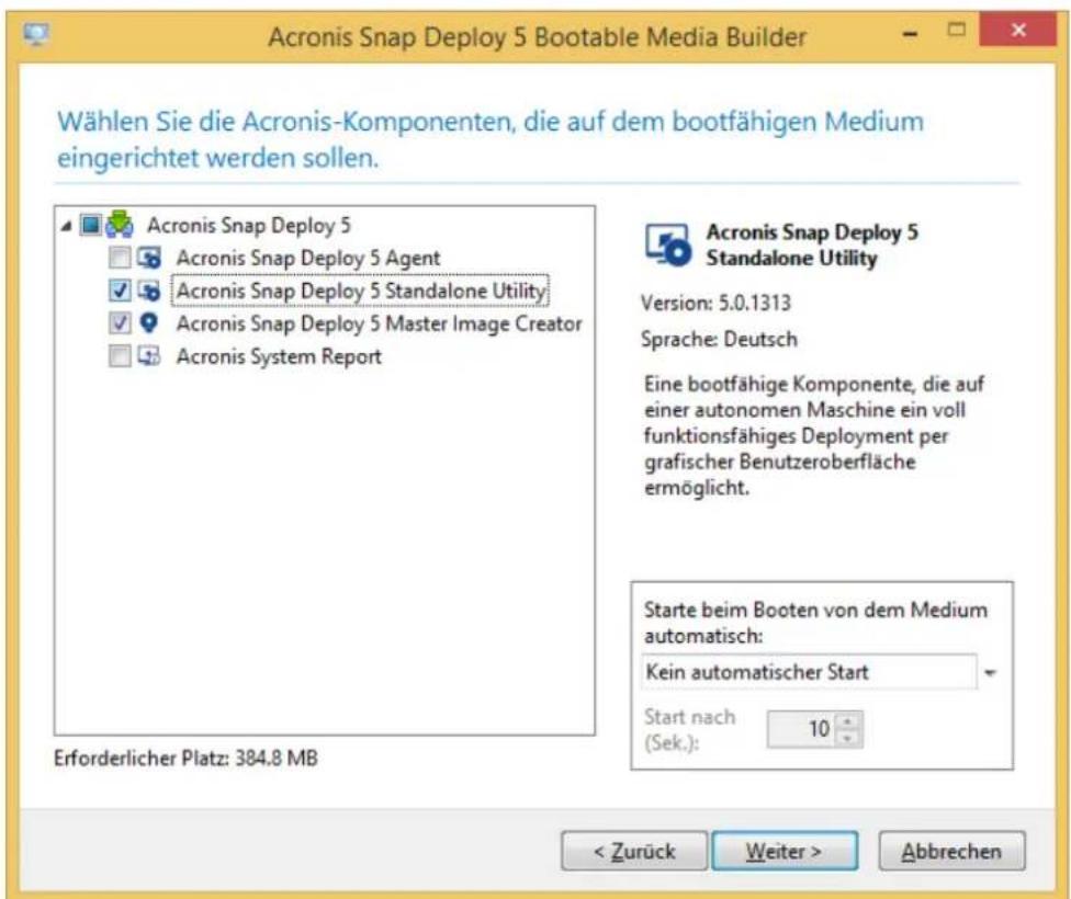 ACRONIS Snap Deploy 5 Update 2 - So führen Sie ein Standalone-Deployment durch - 1
